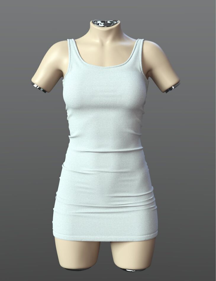 SPR One Piece Dress for Genesis 9_DAZ3D下载站