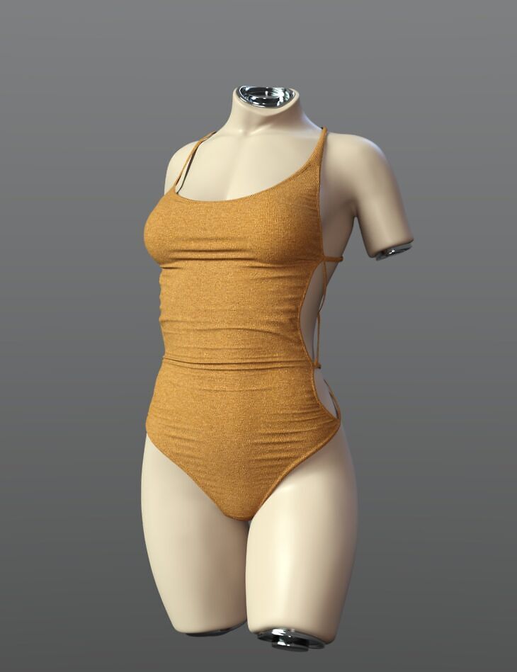 SPR Strappy JumpSuit for Genesis 9_DAZ3D下载站