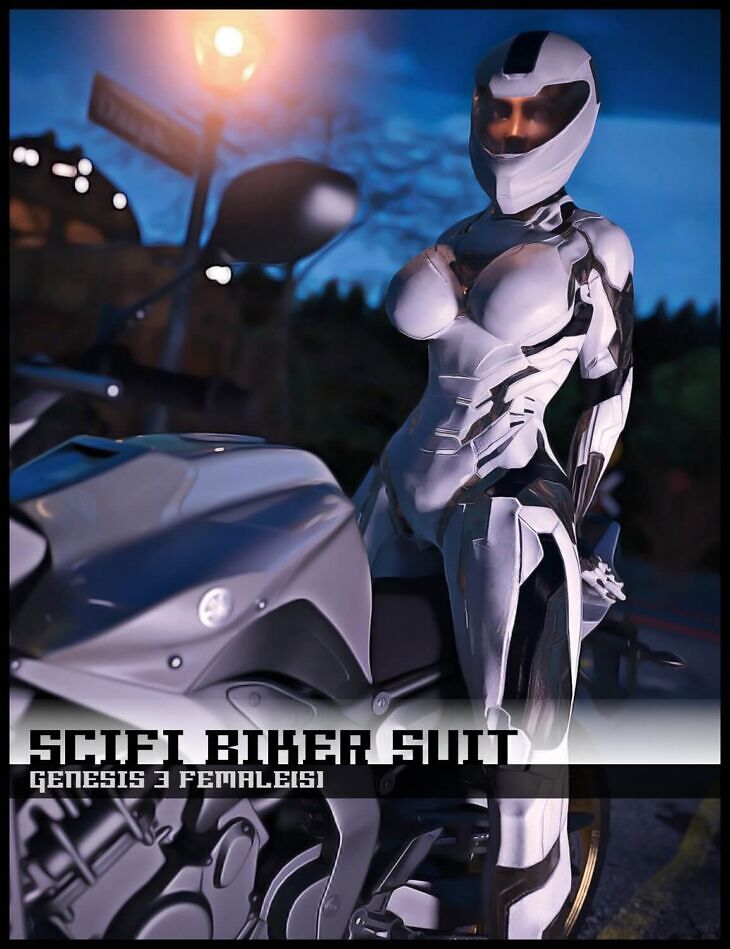 Sci-Fi Biker Suit For Genesis 3 Female_DAZ3DDL