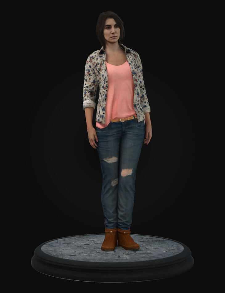 The Walking Dead Maggie Rhee Daz Genesis 9 Female_DAZ3DDL