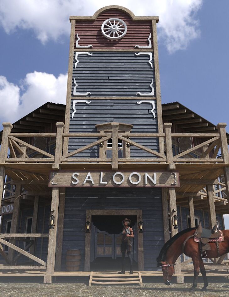 Wild West Saloon 1_DAZ3DDL