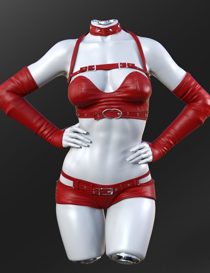 X-Fashion Distraction Outfit for Genesis 9_DAZ3DDL