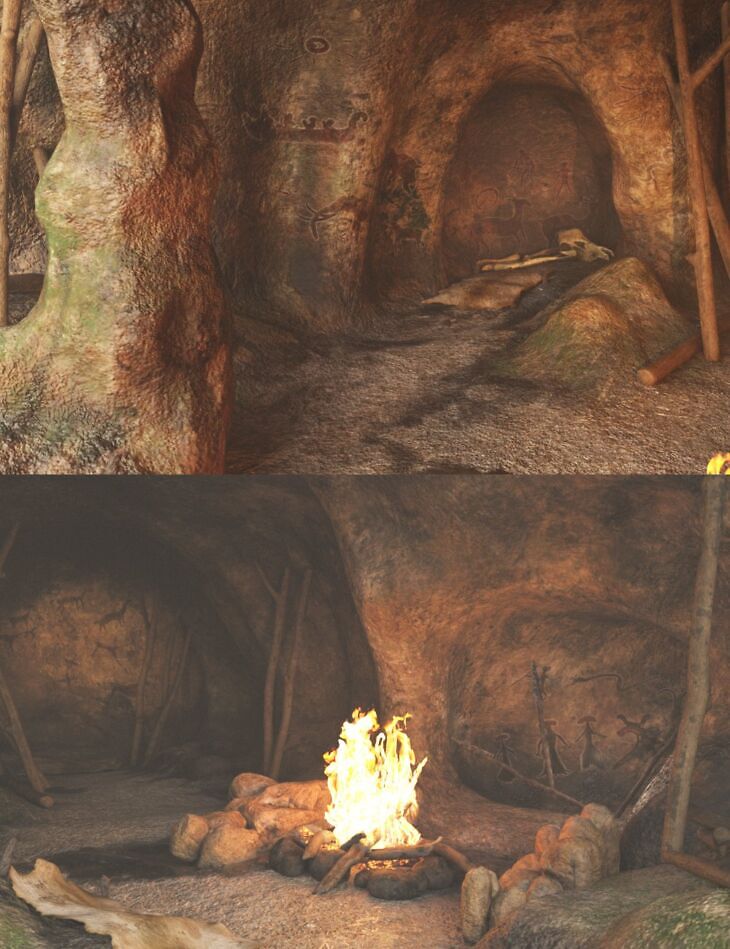 XI Neanderthal Cave_DAZ3DDL