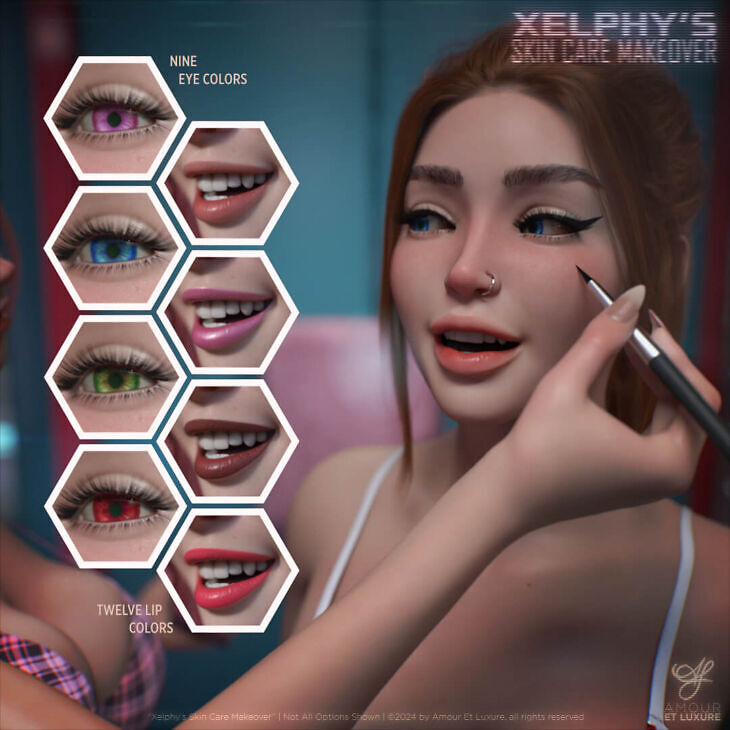 Xelphy’s Skin Care & Alisa Morph Bundle for Genesis 8.1_DAZ3DDL