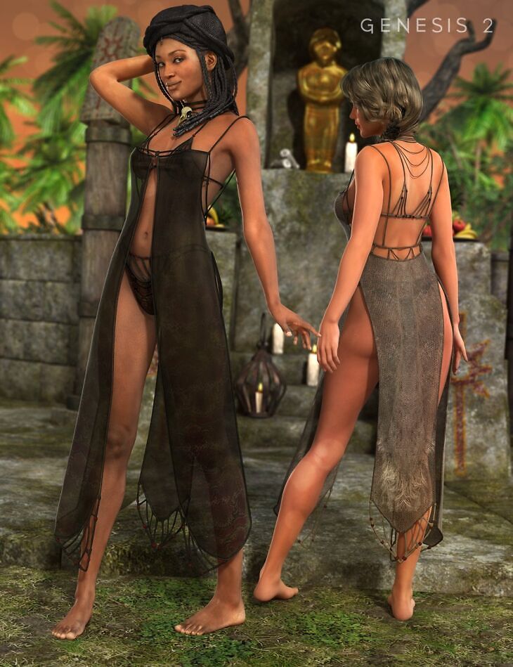 Aether Outfit for Genesis 2 Female(s) + Textures_DAZ3DDL