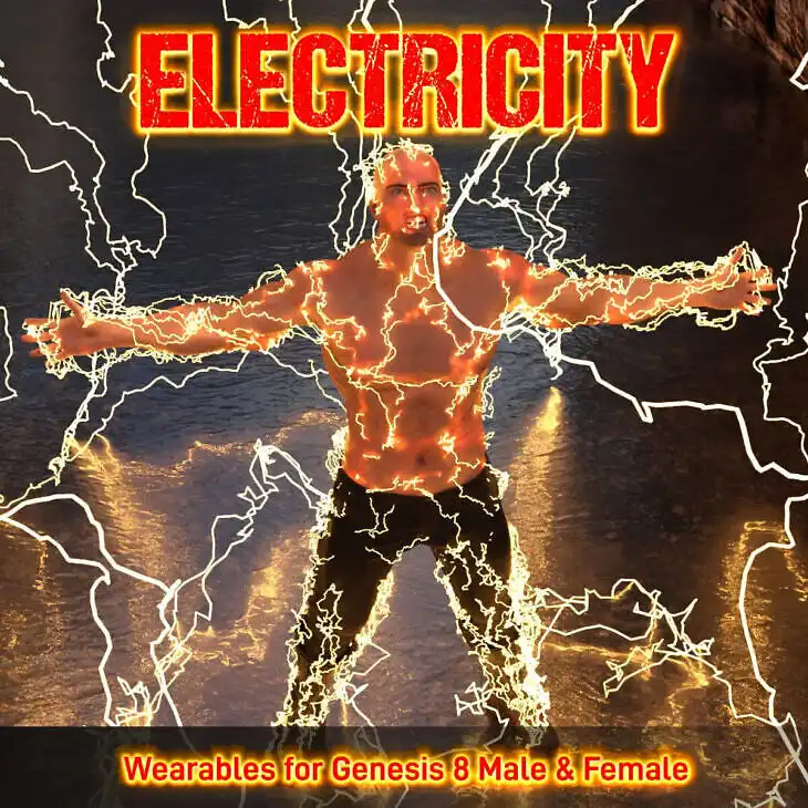 Electricity for Genesis 8 & Genesis 9_DAZ3D下载站
