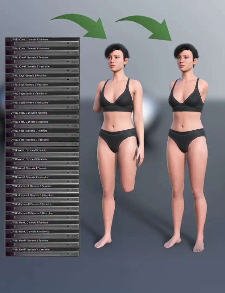 JW No Limbs for Genesis 9_DAZ3DDL