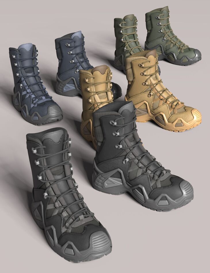 LOWA Zephyr Boots Freebie for Genesis 8 and 9_DAZ3DDL