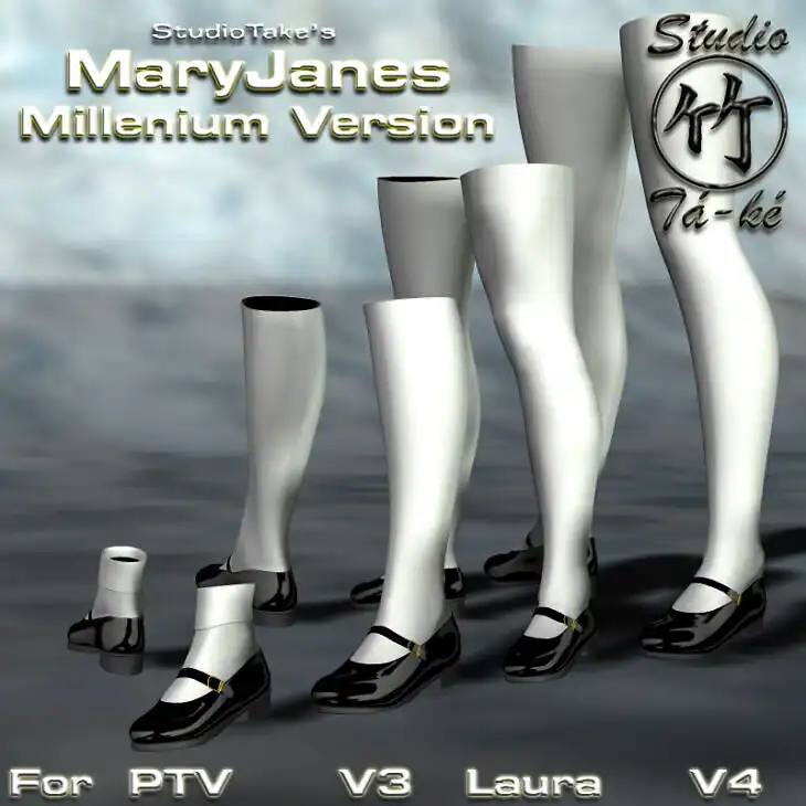 MaryJanes Millennium Version_DAZ3D下载站