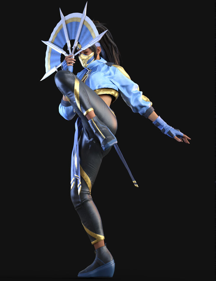 Mortal Kombat 1 Kitana Earthrealm G8F_DAZ3D下载站