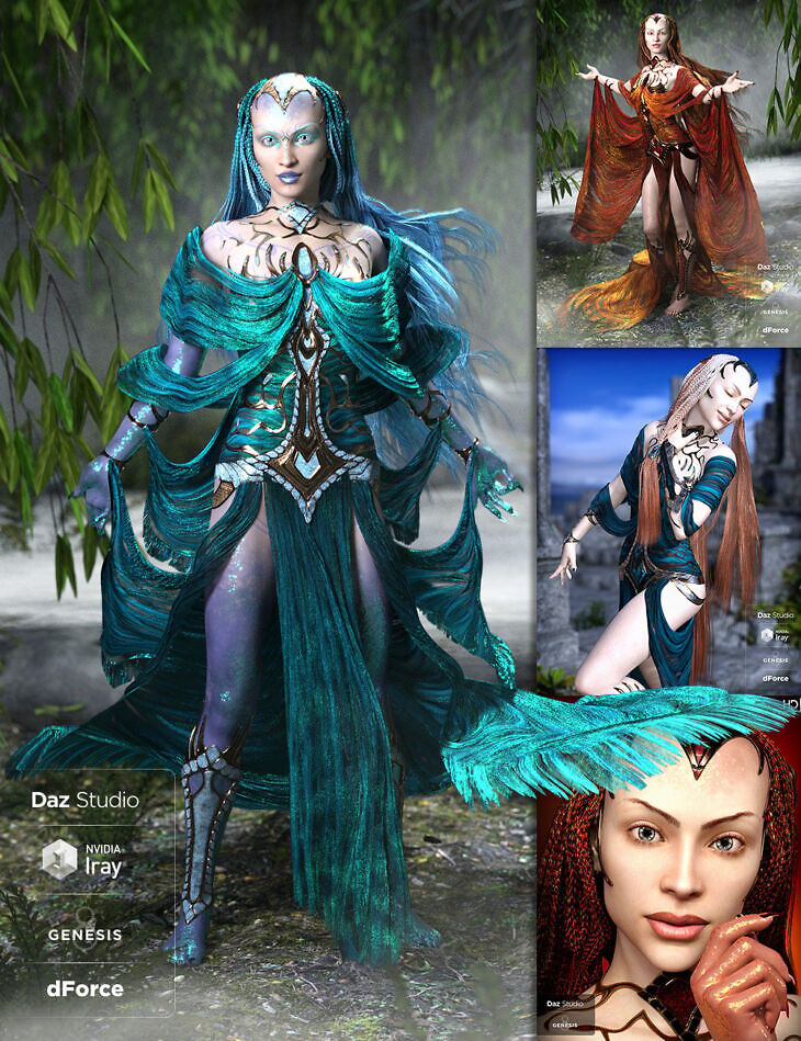 The Lady of Mists Bundle_DAZ3DDL