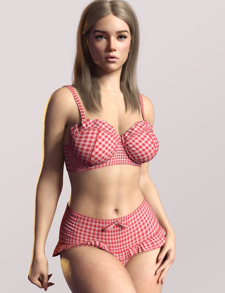 X-Fashion Cute Colorblock Set for Genesis 9_DAZ3DDL