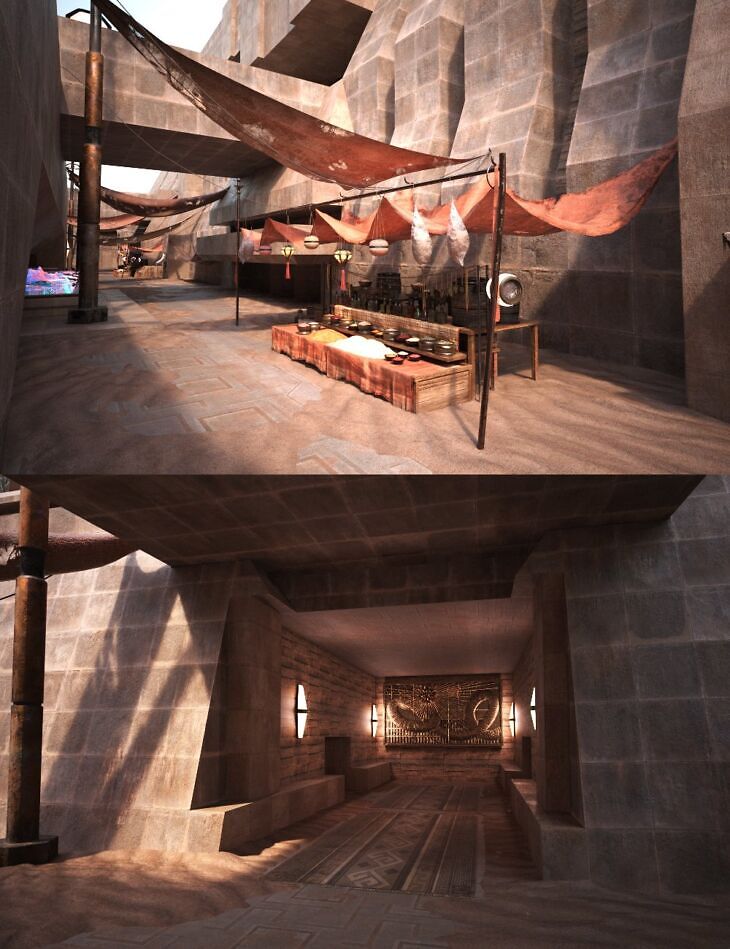 XI Desert Survival Palace_DAZ3D下载站