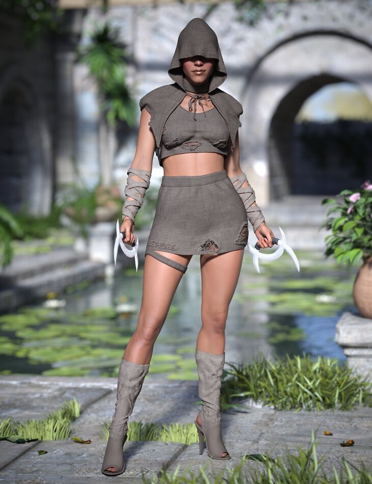 dForce MK Lone Wanderer Outfit for Genesis 9_DAZ3D下载站