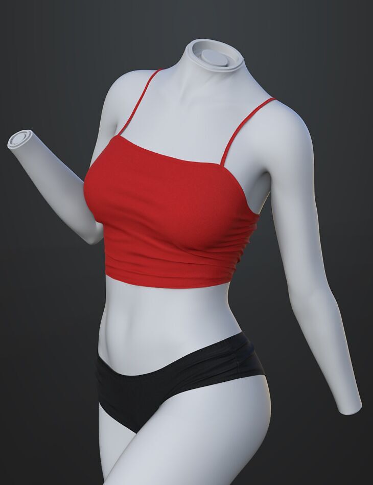 dForce SU Vacation Swimwear for Genesis 9, 8.1, and 8 Female_DAZ3D下载站