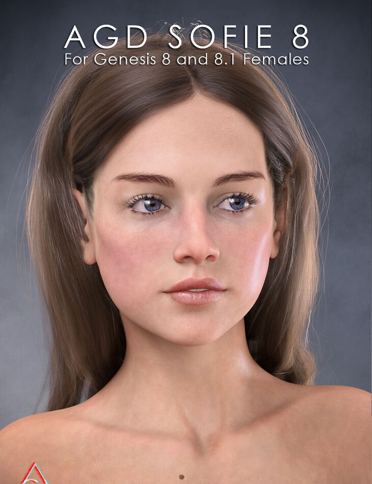 AGD Sofie 8 for G8/8.1F With Custom Smile_DAZ3D下载站