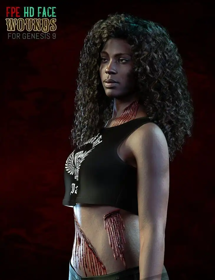 FPE HD Body Wounds for Genesis 9_DAZ3DDL