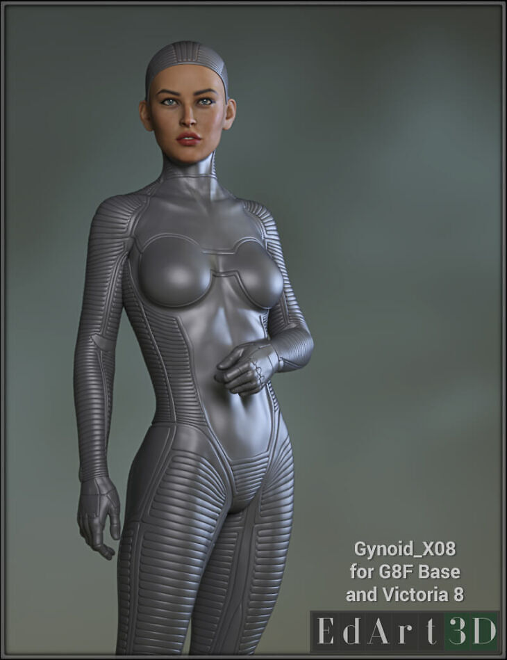 Gynoid X08 for G8F and V8_DAZ3D下载站