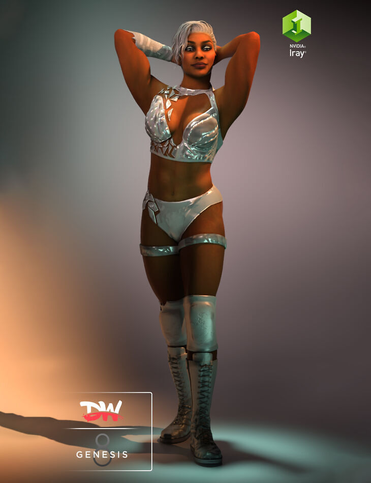 Jade Cargill WWE 2K24 Daz G8F_DAZ3D下载站