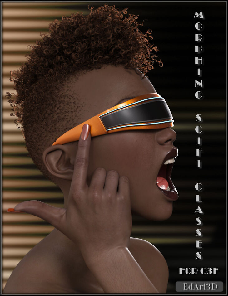 Morphing SciFi Glasses for G3F_DAZ3DDL