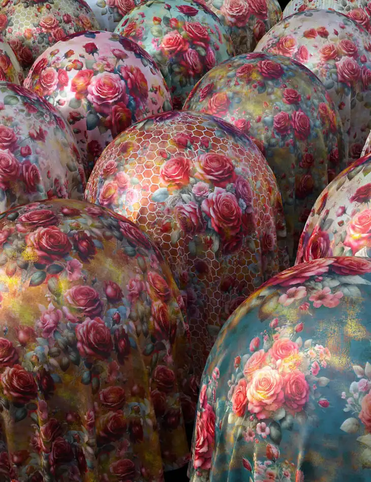 Scarlet Rose Fabric Iray Shaders – MR_DAZ3DDL