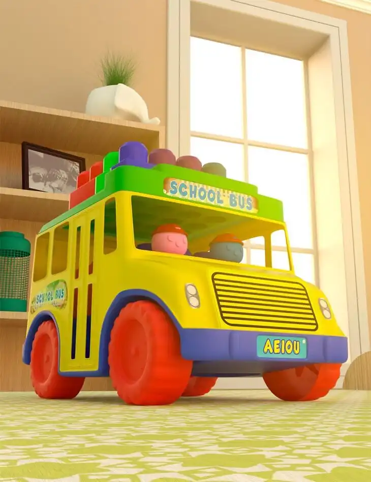 School Bus Toy_DAZ3D下载站