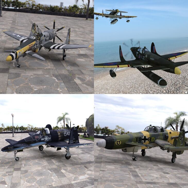 VanishingPoint Planes Bundle_DAZ3DDL