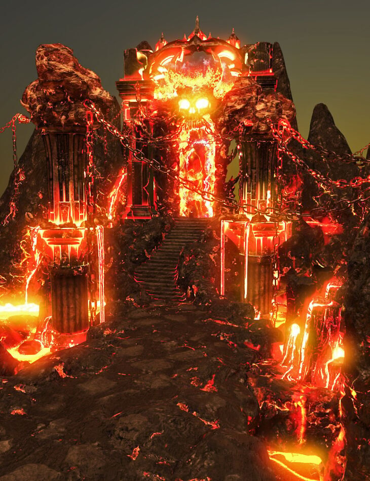 XI Hell Portal_DAZ3D下载站