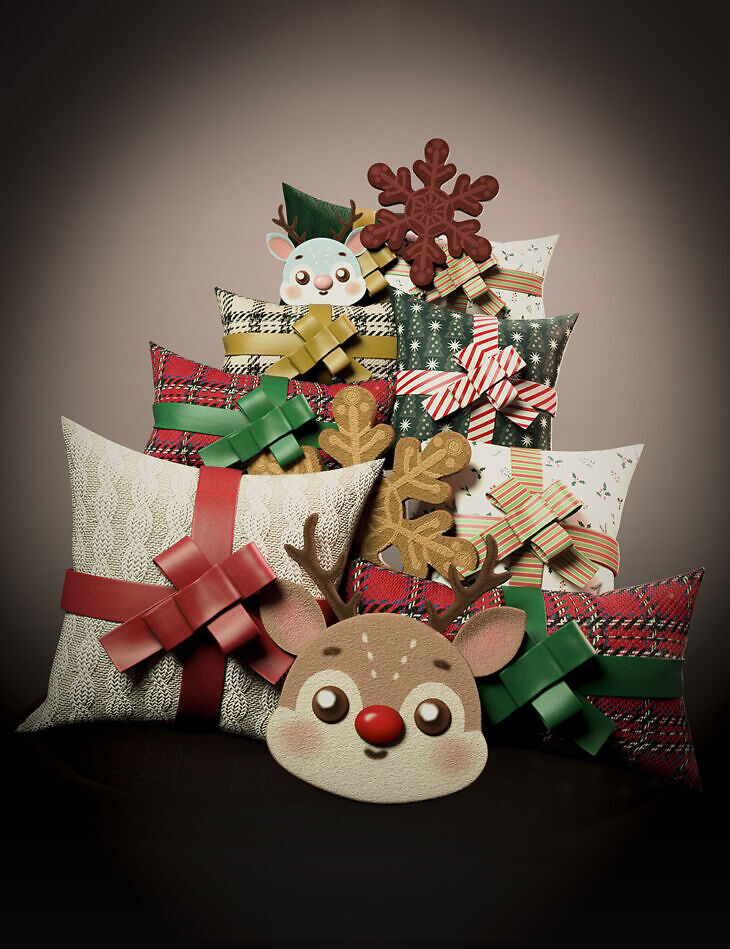 Xmas Pillows_DAZ3D下载站