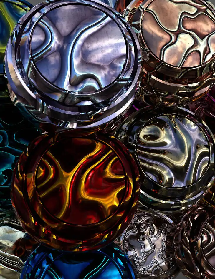 Abstract Metal Iray Shaders_DAZ3D下载站