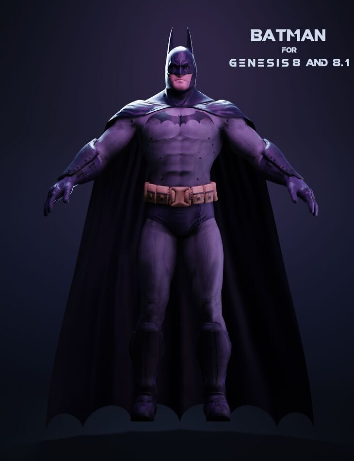 Batman For Genesis 8 and 8.1 Male_DAZ3D下载站