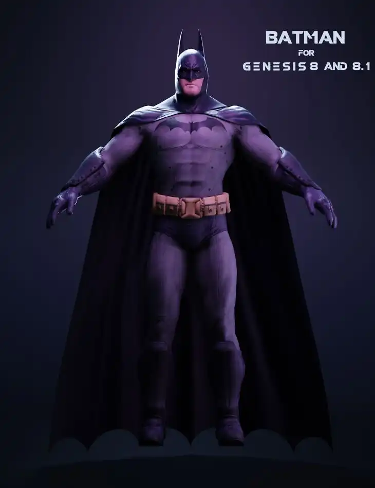 Batman For Genesis 8 and 8.1 Male_DAZ3DDL