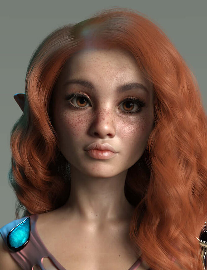 Briseis – Fantasy Character Shape & Preset for Suzuka 8_DAZ3D下载站