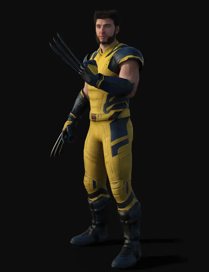 (D&W) Wolverine Outfit for G8M_DAZ3D下载站