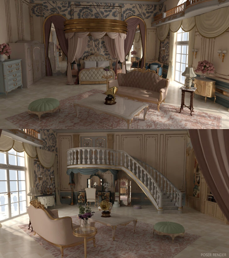 Elegant Victorian Room_DAZ3DDL