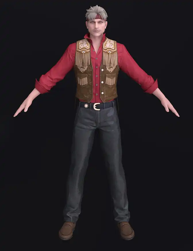 FF7R Tifa’s Father for G8M_DAZ3DDL