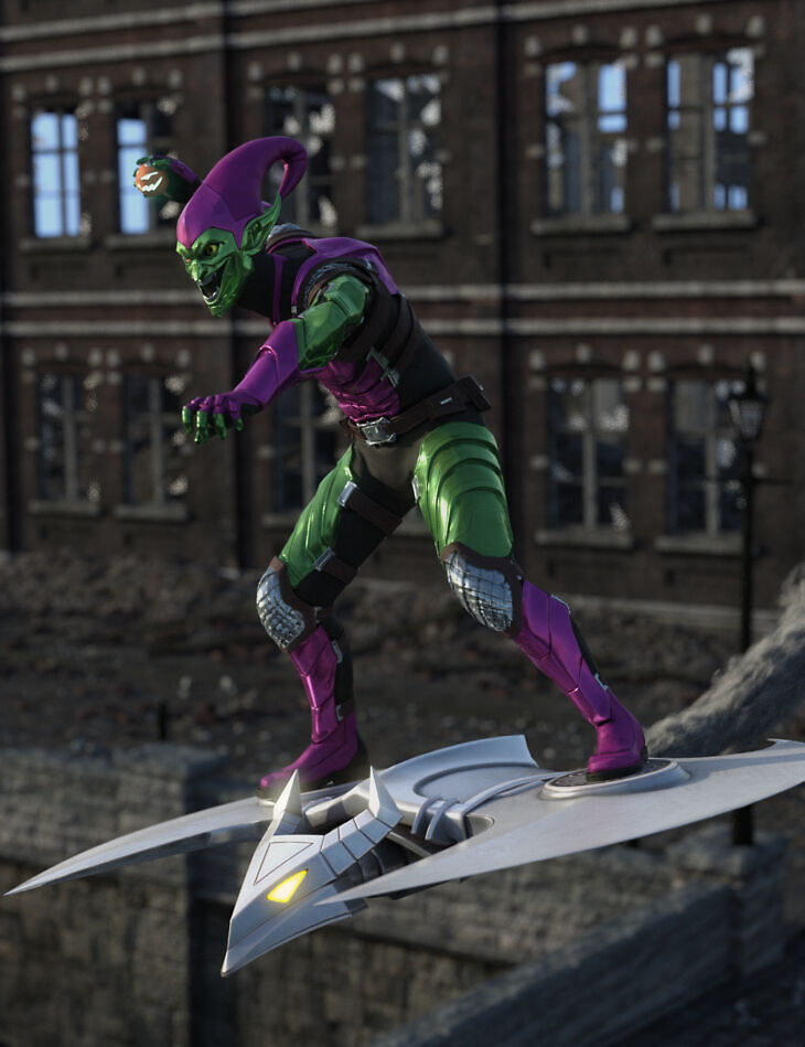 (Fortnite) Green Goblin outfit for G8M_DAZ3D下载站