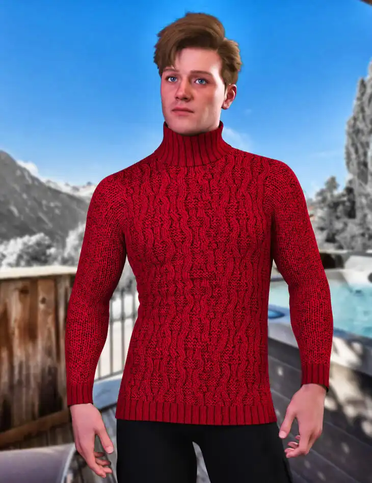 JMR dForce Oto Turtleneck Sweater for Genesis 9 and 8 Males_DAZ3DDL