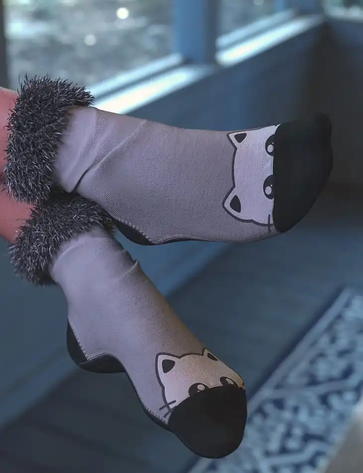 Lil Comfy Cute Socks for Genesis 9_DAZ3DDL