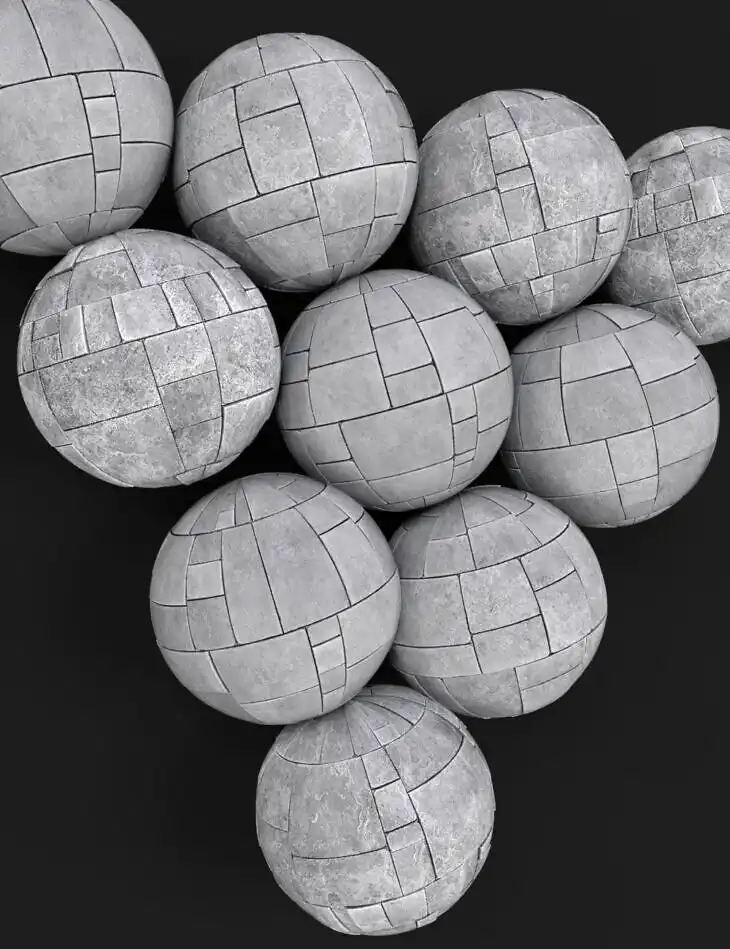 MMX Stone Tiles Freebie for Iray_DAZ3D下载站