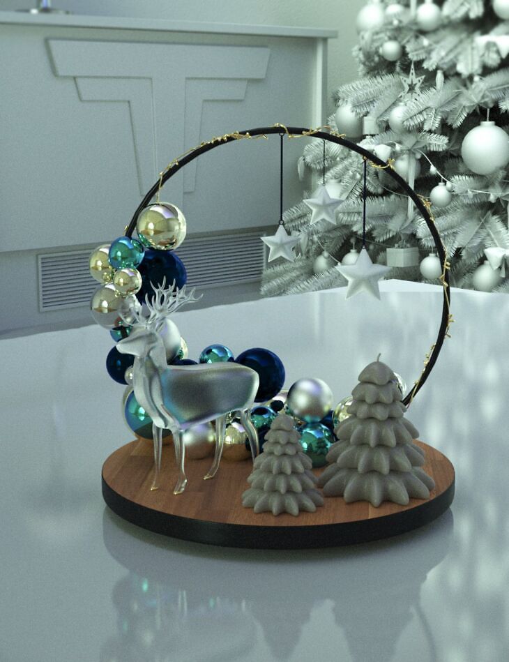 My Christmas Centerpiece_DAZ3DDL