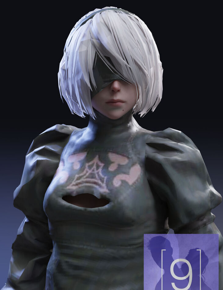 Nier Automata 2B for G9_DAZ3DDL