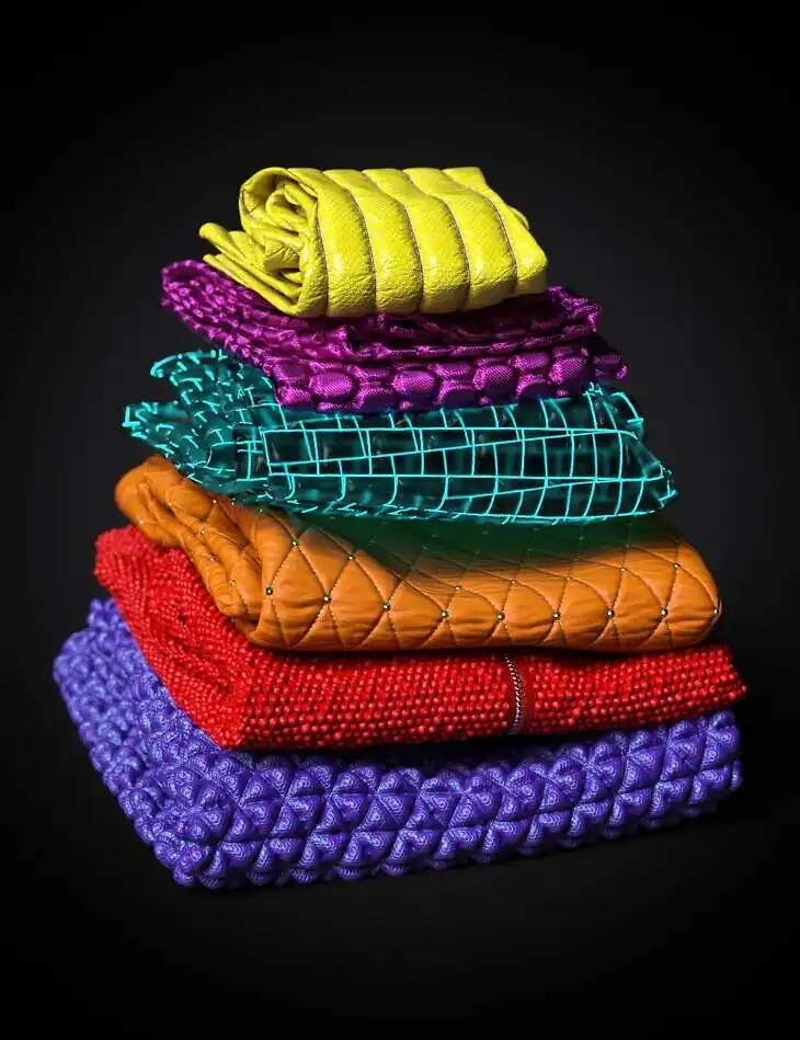 Padded Fabric Shaders_DAZ3D下载站
