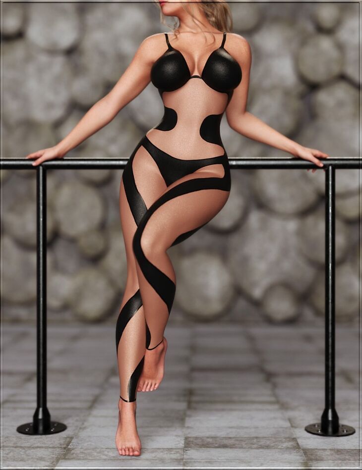 Sexy Skinz – Illusion Jumpsuit_DAZ3D下载站