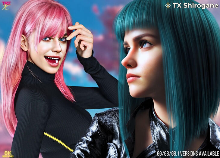 TX Shirogane Premium Pack for G9 G8 G8.1_DAZ3DDL