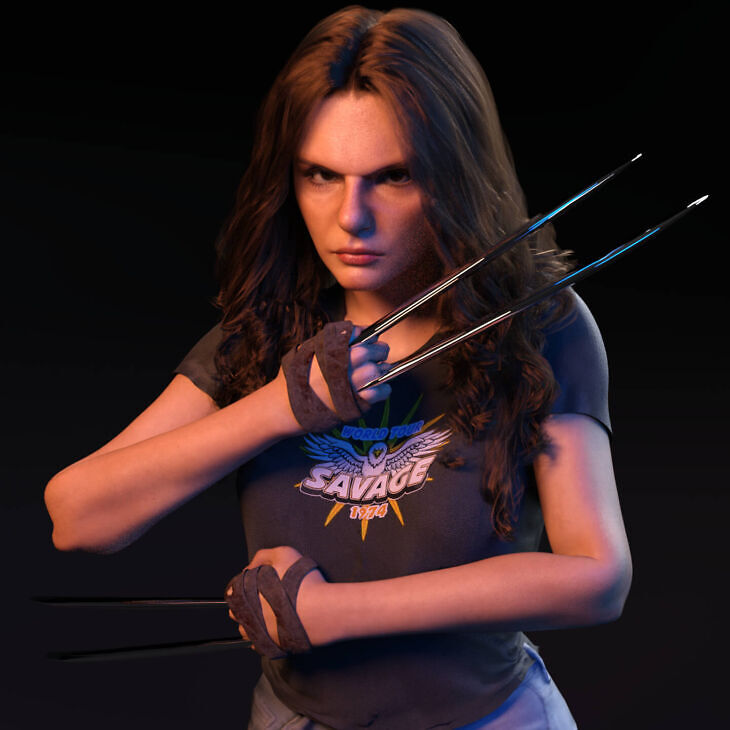 X23 Aka Jecki Lon for G9_DAZ3D下载站