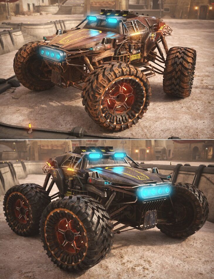 XI Cyberpunk Offroader_DAZ3D下载站