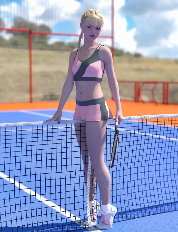 Your Sexy Tennis Player Poses for G8F and G9F_DAZ3DDL
