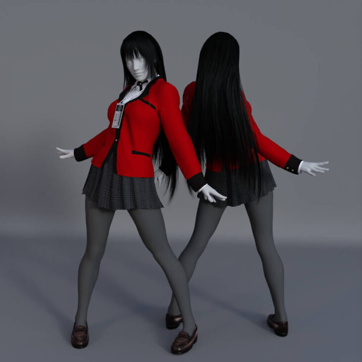 dForce Compulsive Student Set for G8F_DAZ3D下载站