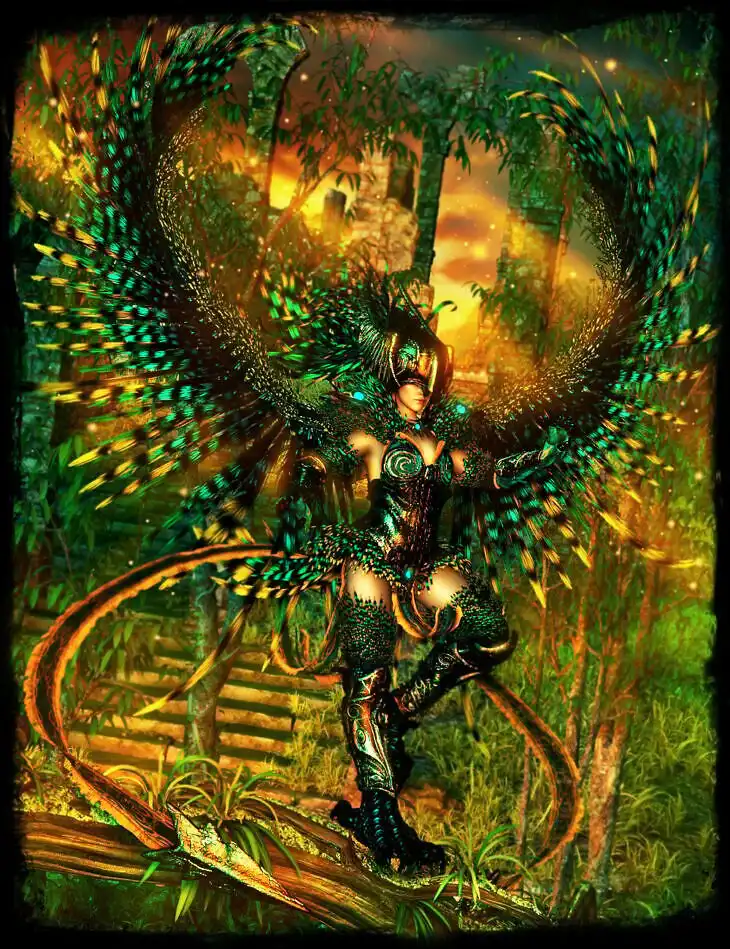 dForce Dark Ascendant Outfit for Genesis 9_DAZ3DDL